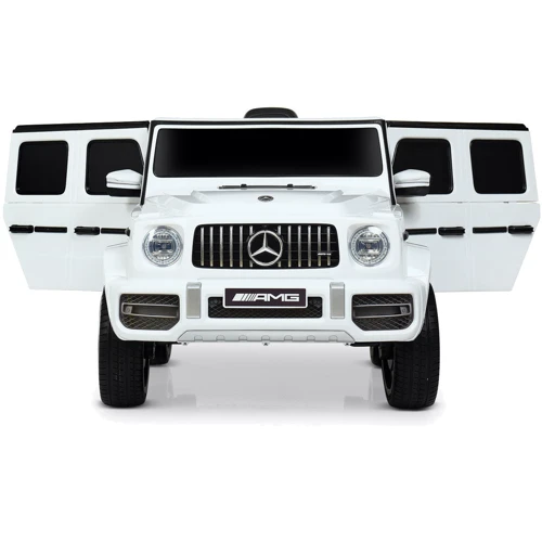 Детский электромобиль Bambi Racer Mercedes-Benz G-class, белый (M 4214EBLR-1): Вид джип