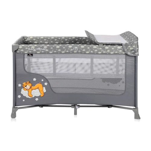 Манеж Lorelli SR 2L (grey clouds)