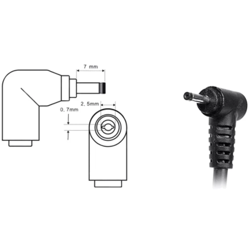 Зарядний пристрій Samsung 40W 12V 3.33A 2.5x0.7mm AD-4012 ОЕМ (9477): Напруга 12V