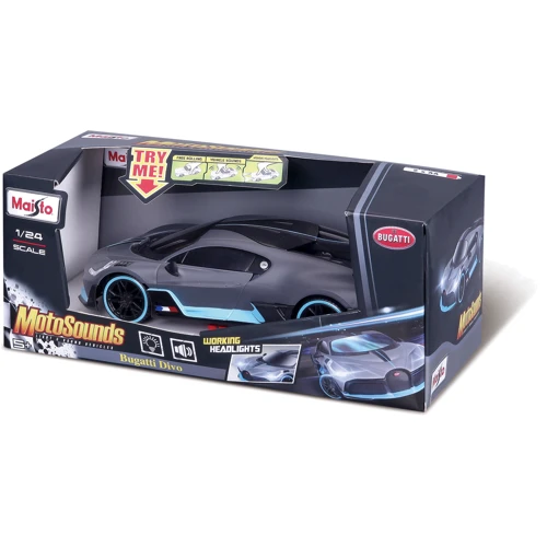 Автомодель Maisto (1:24) Bugatti Divo темно-серая (81730 dark grey): Тип Готовая модель