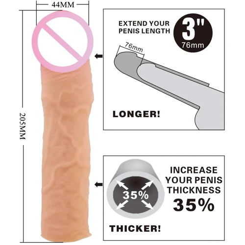 Подовжуюча насадка LYBAILE Pretty Love - Stevenson 8.1" Flash (BI-026268)