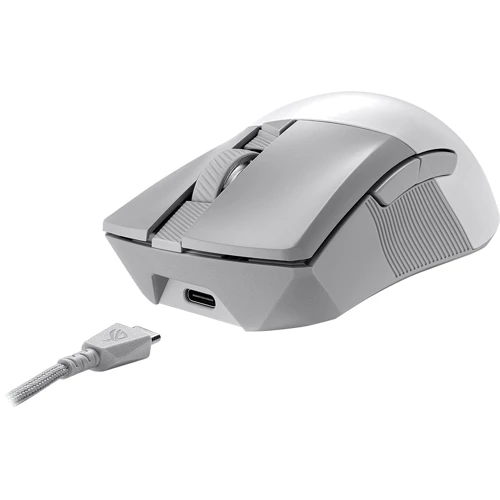 Мышь Asus ROG Gladius III AimPoint RGB White (90MP02Y0-BMUA11): Интерфейс подключения Bluetooth, Wireless