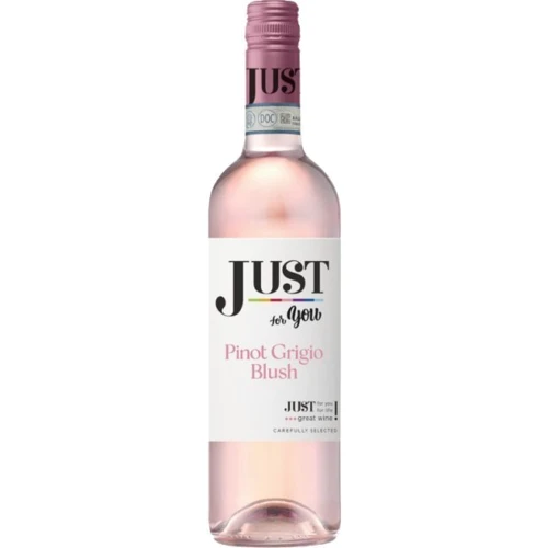 Вино Just PINOT GRIGIO DOC VEGAN, рожеве сухе, 11.5% 0.75л (PLK3770019267370)