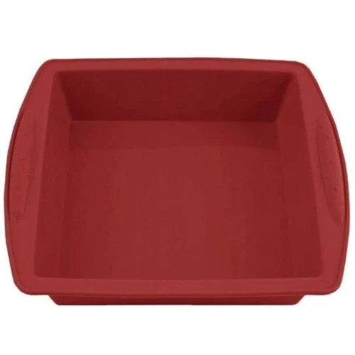 Набір Stenson для випікання Square 11 предметів 24х24х3.5 см Червоний (MH-3918 red): Кришка Нет