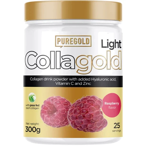 Pure Gold CollaGold Light 300 g / 25 servings / Raspberry