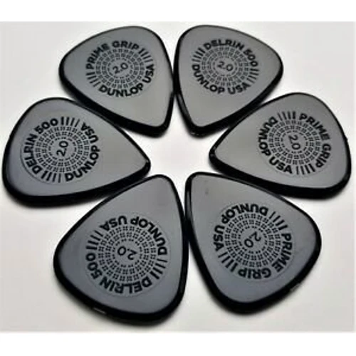 Медиатор Набор медиаторов DUNLOP 450P2.0 Prime Grip Delrin 500 Player's Pack 2.0: Тип Медиатор