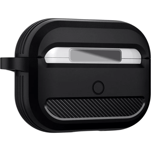 Чехол для наушников Spigen Rugged Armor with Belt Black (ASD00540) for Apple AirPods Pro: Особенности С карабином