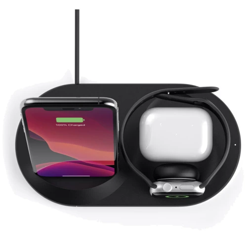 Зарядное устройство Belkin Wireless Charger Base Station Black (WIZ001VFBK) for Apple iPhone and Apple Watch: Тип беспроводное