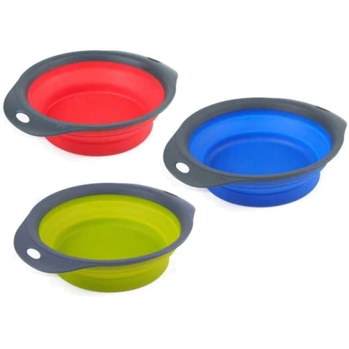 Миска складана Dexas Collapsible Pet Bowl для собак велика 1440 мл синя (dx30795): Тип Миски