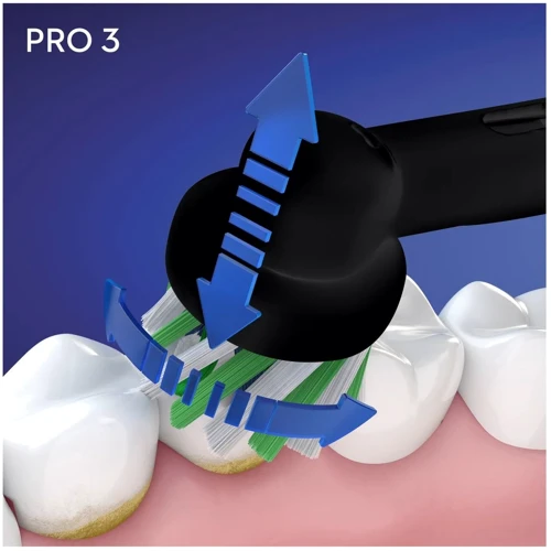 Зубная щетка Braun Oral-B PRO 3900 D505.523.3H тип 3772 (2): Технология чистки возвратно-вращательная