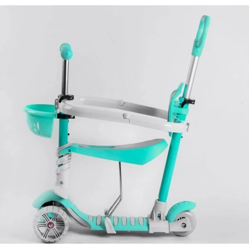 Самокат Best Scooter бирюзовый (B-2011): Количество колес 3