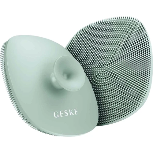 Щітка для обличчя GESKE Facial Brush 4 в 1 Green з утримувачем (GK000038GN01) фото 4