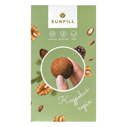 SUNFILL Цукерки з кедровим горіхом (4820211260262)