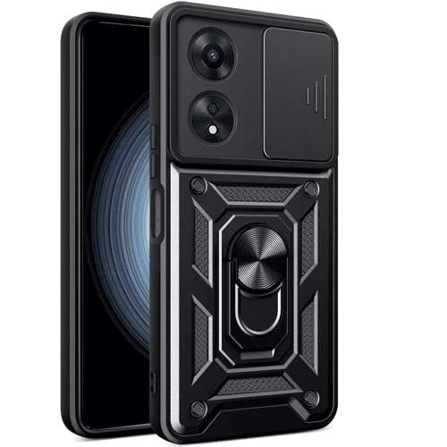 Чохол для телефона BeCover Military Black for Oppo A58 4G (710713)