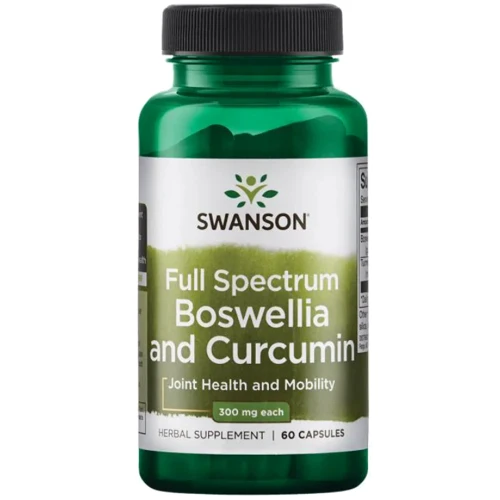 Swanson Full Spect Boswellia and Curcumin Босвеллія та куркумін 60 капсул