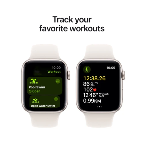 Apple Watch SE 2 2024 40mm GPS Starlight Aluminum Case with Starlight Sport Band - M/L (MXEG3QH/A) UA: Длина ремешка 150-200 мм