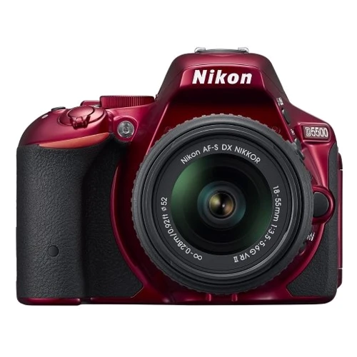 Nikon D5500 Kit (18-55mm) VR II Red Официальная гарантия: Тип матрицы CMOS