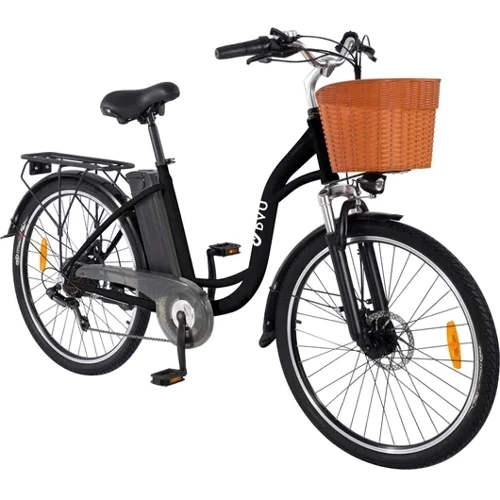 Електровелосипед DYU C6 (350 Вт, 12,5 А/год, 36 В, 25 км/год), колеса 26", чорний: Допустиме навантаження, кг 120