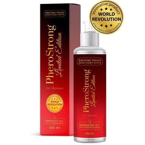 Массажное масло с феромонами PheroStrong Limited Edition for Women, 100 мл: Тип Масло