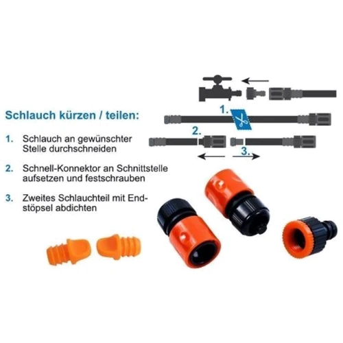 Шланг Gruntek капиллярный 1/2", 15м: Тип шланг садовый