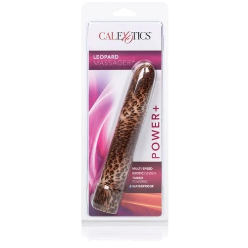 CalExotics Leopard Massager пластиковый вибратор, 17x3 см, Leopard