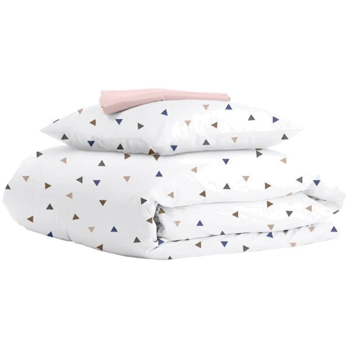 Комплект постельного белья Cosas Delta Color Rose детский на резинке 110x140 см (DeltaColor_Rose_140): Тип постельный комплект