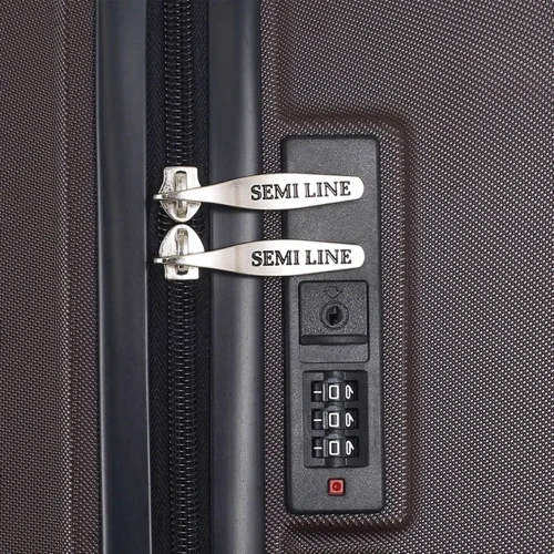 Валіза Semi Line 20" (S) Brown (T5788-1): Застібка Блискавка