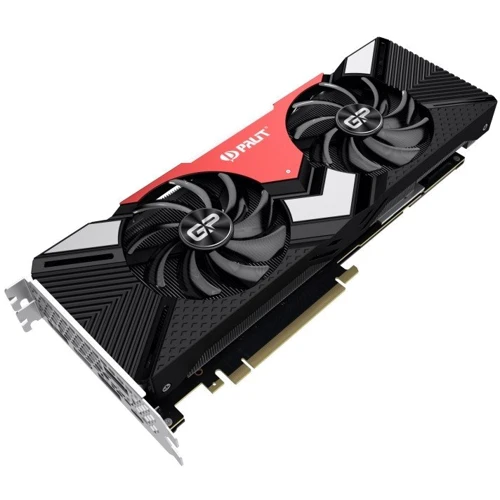 Видеокарта Palit GeForce RTX 2080 GamingPro (NE62080020P2-180A): Объем памяти, Гб 8