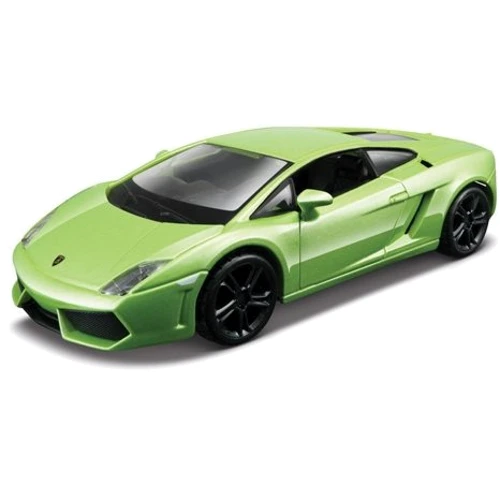 Автомодель Bburago Lamborghini Gallardo LP560-4 2008 (белый, светло-зеленый металлик, 1:32) (18-43020)