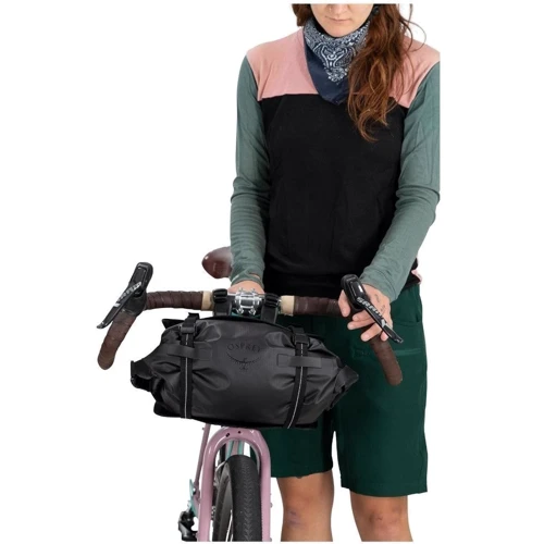 Велосумка Сумка на руль Osprey Escapist Handlebar Bag Large black L черный (009.3569): Тип крепления На руль