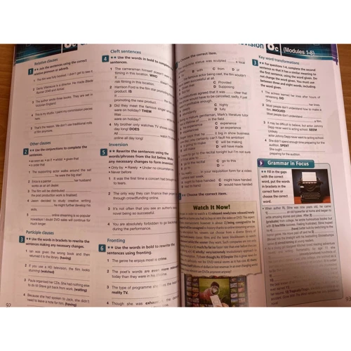 On Screen C2: Workbook & Grammar Book: Количество страниц 216