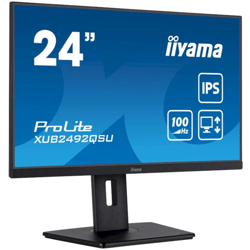 Монітор Iiyama ProLite XUB2492QSU-B1: Покриття екрану матовое