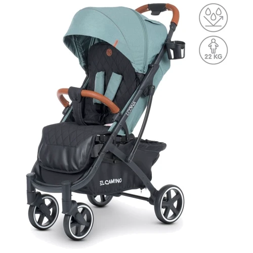 Коляска прогулянкова El Camino ME 1090-1 LOONA Arctic Blue Блакитний (ME 1090-1 Arctic Blue EL CAMINO)