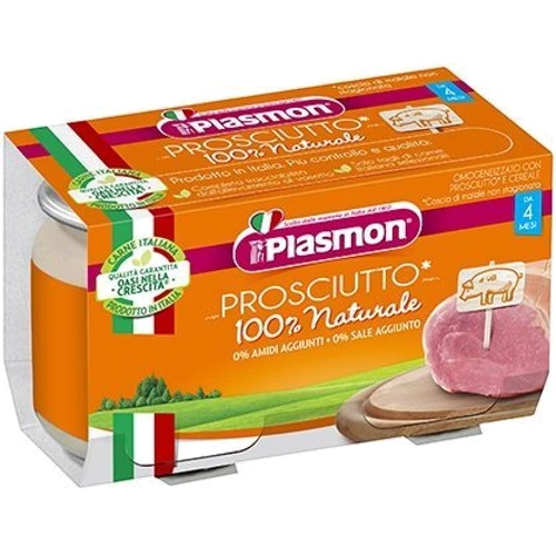 Пюре Plasmon Prosciutto 100% Naturale, 160 г (WT4403)