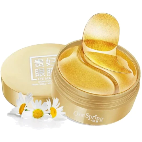 OneSpring Gold Extract Hydra Noble Lady Eye Mask Гідрогелеві патчі для очей із золотим комплексом 60 шт.