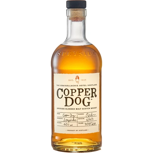 Виски Copper Dog Speyside Blended Malt Scotch Whisky, 0.7л 40% (BDA1WS-WKS070-001)
