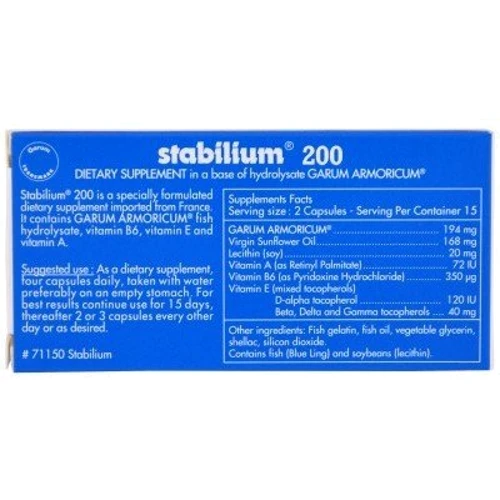 Nutricology Stabilium 200 30 Caps Стабилиум: Тип Мультивитамины