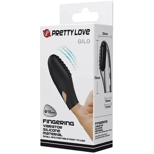 Клиторальный стимулятор на палец Pretty Love GILO, BI-014751