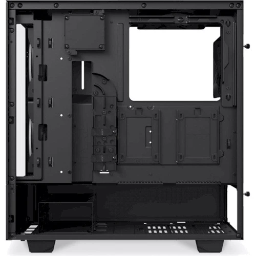 Корпус NZXT H510 Elite Matte Black (CA-H510E-B1): Материал передней панели стекло