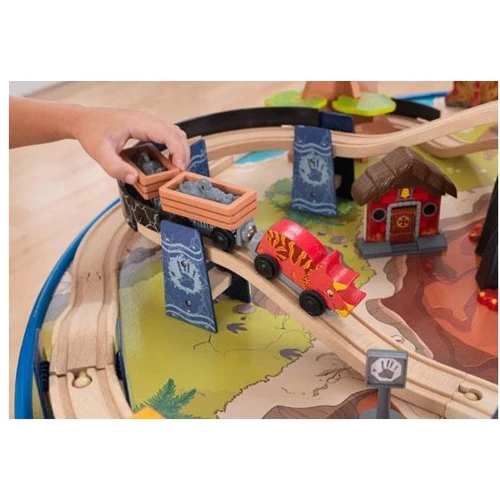 Залізниця KidKraft Dinosaur Train Set and Table (17961) фото 9