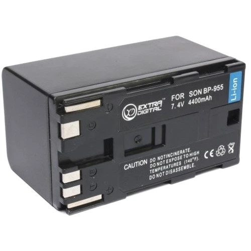 Аккумулятор ExtraDigital Canon BP-955 (chip): Тип аккумулятор