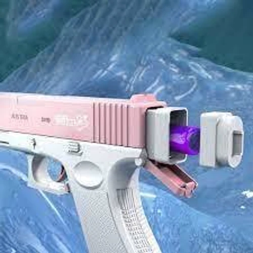 Водяной пистолет Water Gun Glock pink: Рекомендуемый возраст от 3 лет