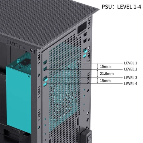 Корпус Jonsbo D41 MESH SC Black: Призначення ігровий