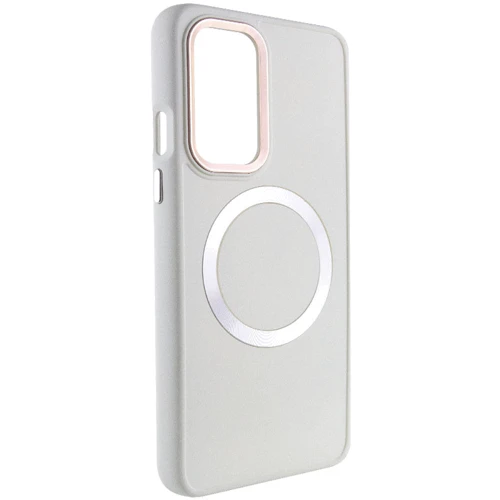 Чехол для телефонов TPU Case Bonbon Metal Style with MagSafe White for OnePlus 9 Pro