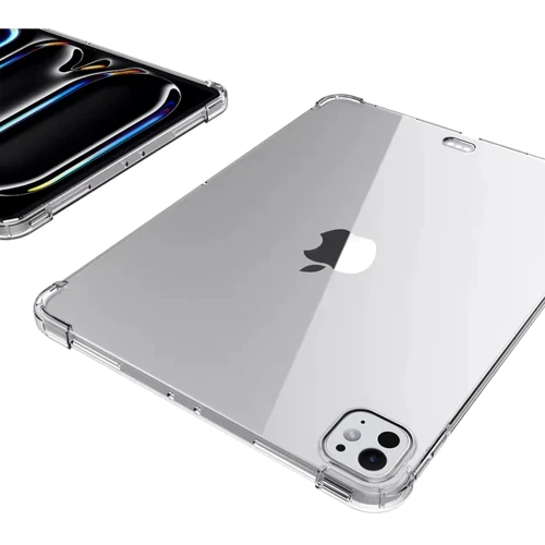 Аксесуар для iPad AirOn Premium TPU Case Transparent for iPad Pro 13 2024 M4 / iPad Air 13 (2024 / 2025): Особливості Надійний захист від подряпин і забруднень, Приємний на дотик