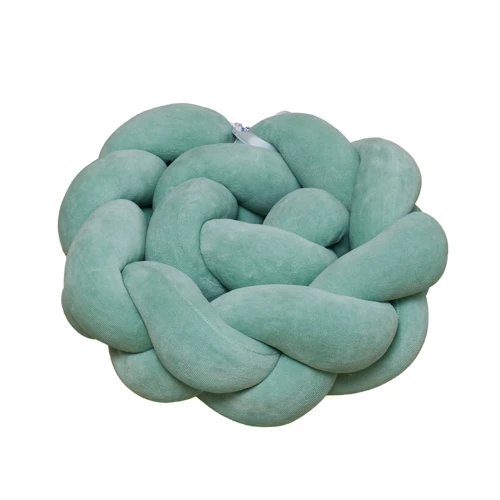 Бампер - косичка Twins 220 см Dirty Mint темный ментол (2020-K3-220-31)