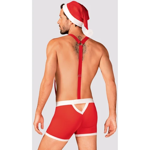 Новогодний эротический костюм Obsessive Mr Claus 2XL/3XL