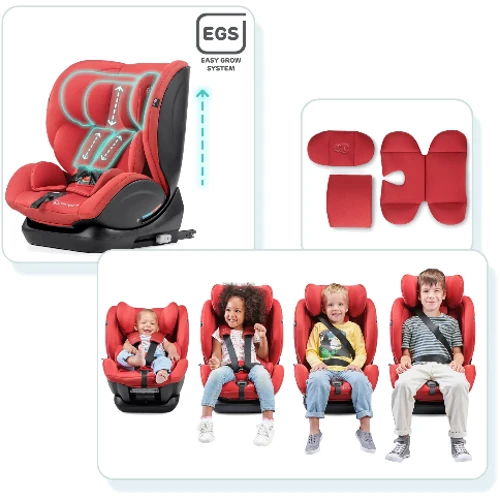 Автокрісло Kinderkraft Myway Isofix Red (KKFMWAYRED0000) фото 6