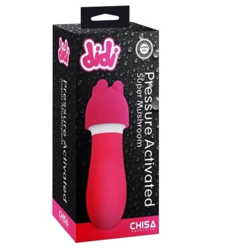 Вибромассажер Chisa Pressure Activated Super Mushroom, Pink