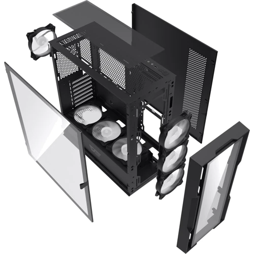Корпус DarkFlash DK431 Glass Black фото 6